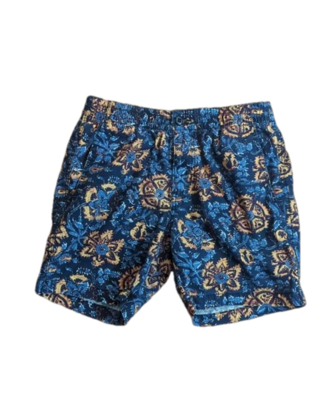 Dockers Classic Fit Cruiser Short Small Blue Floral